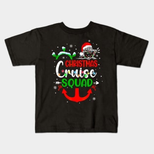 Merry Cruisemas Family Cruise Christmas 2023 Cruise Squad Kids T-Shirt